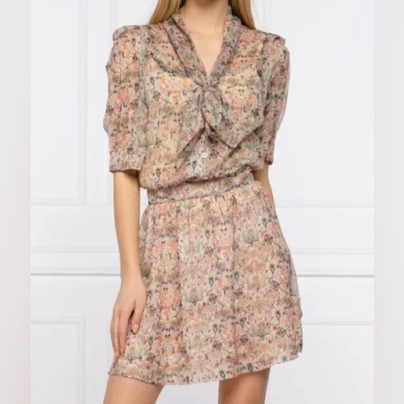 ZADIG & VOLTAIRE Raya Mousseline Mini Kaleido Dress - Picture 4 of 9